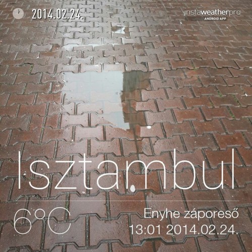 Eső Isztambulban