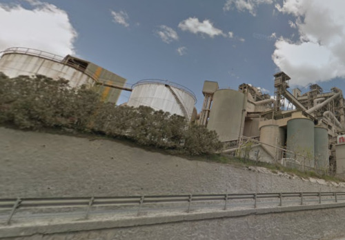 Egy cementgyár Izmit irányában
Forrás: Google